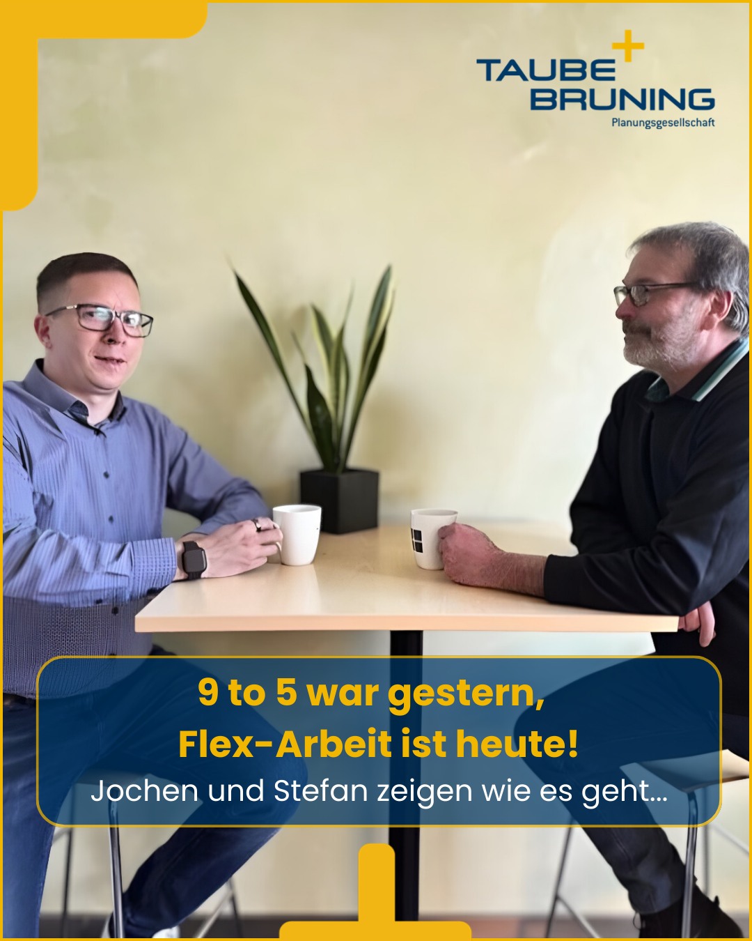 Bei uns bestimmst du selbst, wann und wo dein Arbeitstag beginnt. Früher Start, später Feierabend, Homeoffice oder Büro – du entscheidest. So passt sich dein Job deinem Leben an, nicht umgekehrt.
Mehr Flexibilität heißt nicht weniger Verantwortung, sondern mehr Motivation, Kreativität und Zufriedenheit. Denn wer selbstbestimmt arbeiten kann, bringt sein Bestes – für sich selbst und für das Team.
Starte deinen Tag so, wie er zu dir passt – wir sorgen dafür, dass du deine Balance findest.
#FlexiblesArbeiten #WorkLifeBalance #Planungsbüro #tundb